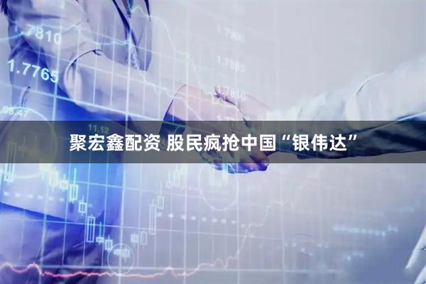 聚宏鑫配资 股民疯抢中国“银伟达”